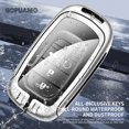 thumbnail image 3 of For Honda C 4 buttons Civic CR-V HR-V VEZEL JAZZ Accord Jade Crider Odyssey Protector Bag Zinc alloy+leather Car Key Cover Case, 3 of 29