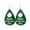 F, variant on Jewelry VerPetridure St. Patrick Earrings Irish Geometric Green Hat Earrings Women's Jewelry