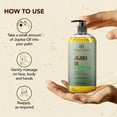 thumbnail image 3 of Botanic Hearth Jojoba Oil (8 fl oz) | 100% Pure & Natural, Cold-Pressed, Lightweight Moisturizer for Skin, Hair, Face, Scalp & Nails | Non-Greasy, Hexane-Free, Premium Grade Oil, 3 of 9