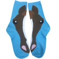 thumbnail image 4 of AWST Int'l Ladies' Horse Face Crew Socks- 3-Pack, 4 of 4