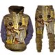 thumbnail image 3 of Conjunto de sudadera con capucha del faraón egipcio Anubis con el Ojo del Dios egipcio del coro antiguo impreso en 3D, 3 of 5