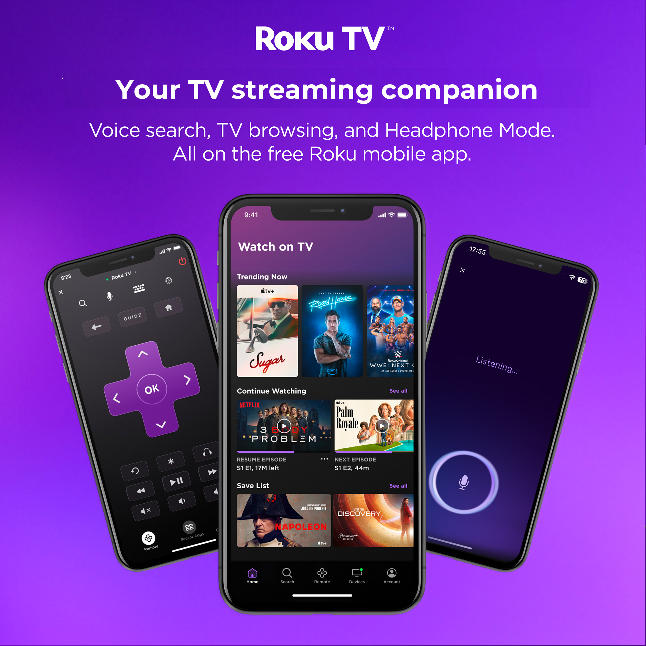 Vankyo H500R 1080P Roku Smart Portable Projector photo 5