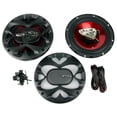 thumbnail image 2 of 4) New BOSS CH6530 6.5" 3-Way 600W Car Audio Coaxial Speakers Stereo Red, 2 of 6
