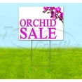 thumbnail image 1 of Orchid Sale (18" x 24") Yard Sign, Includes Metal Step Stake, 1 of 6