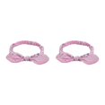 thumbnail image 4 of Sonducket Accesorios elegantes Diademas para el cabello para niñas Manténgase cómoda y elegante Accesorios para el cabello Diadema Rosa Rosa 2Conjunto, 4 of 6