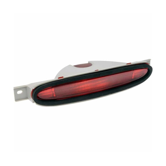 CarLights360 For Dodge Neon 2000 01 02 03 04 2005 Third Brake Light | Red Lens | Plastic | Screw Bulb Base | Replacement For 5288534, 5288534AB