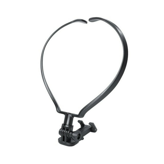 Soporte de teléfono para llevar en el cuello - Diseño manos libres, ajustable en 180°, pinza de 58-75 mm, para teléfonos inteligentes de 4"-6".