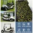 thumbnail image 6 of Flowers Style Golf Cart Seat Cover Blanket 51" x 31" for Golf Cart Front Seat Microfiber Fabric Keeps Seats Cool in Summer, 6 of 8