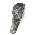 thumbnail image 2 of Magma Leathers 2.52" Delux Argentinean Leather Guitar Strap Iguana black-white (07ML01.), 2 of 4