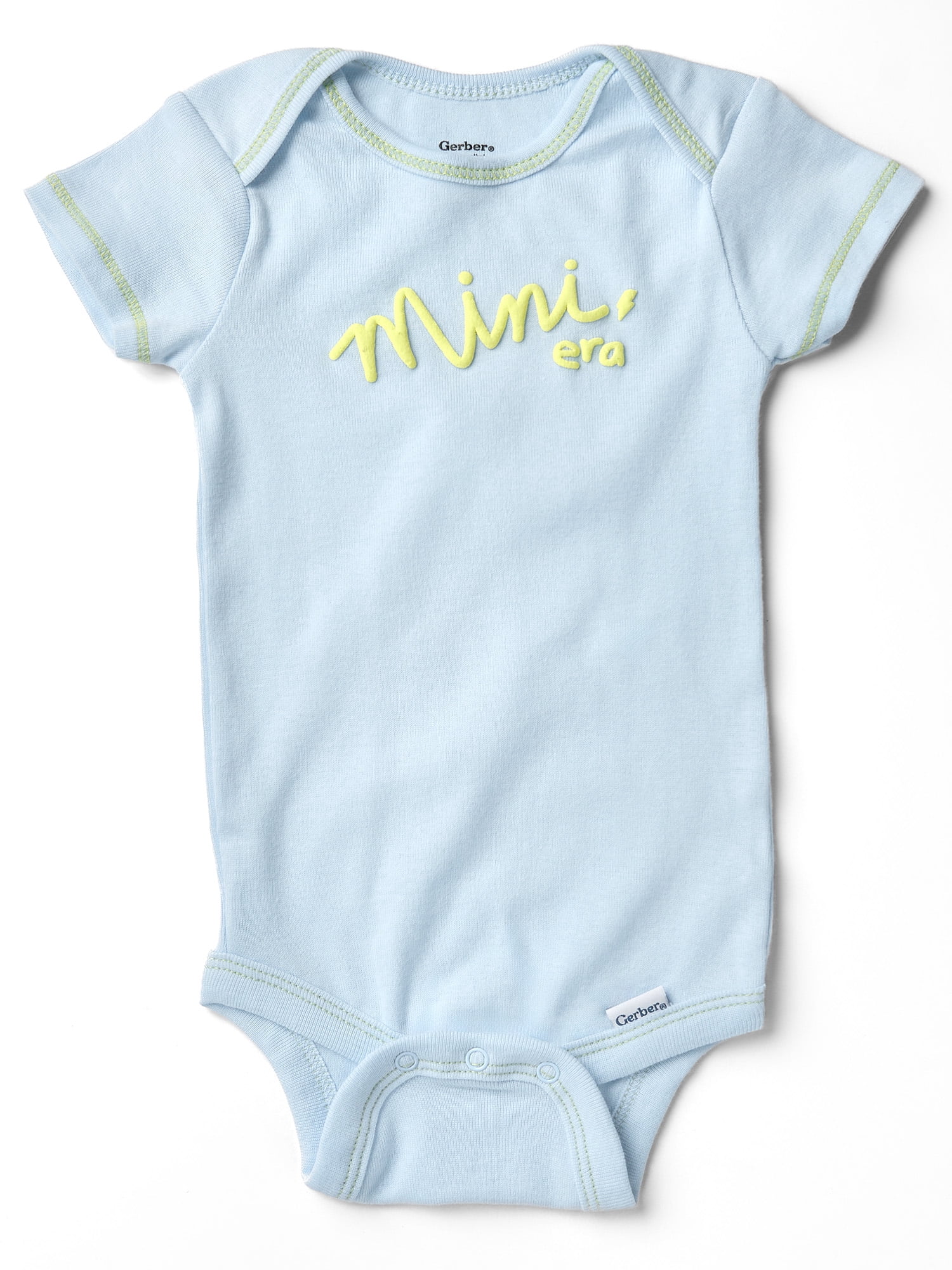 Gerber Baby Boy Short Sleeve Cotton Onesies, 2-Pack, Sizes Newborn - 12 Months