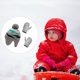 thumbnail image 3 of Minnieouse Gorro Conjunto de guantes Diseño de orejeras Gorros de punto para niños con patrones de dinosaurios Dibujos animados Accesorios de invierno Sombreros verde azulado gris L 4-5 ans Minnieouse AP009413-24B, 3 of 6