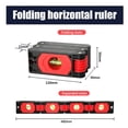 thumbnail image 2 of Foldable Angle Finder Protractor Multifunct Level Ruler Angle Measuring Tool 45-degree Bevel With Horizontal Vertical Bubble ,Woodworking Protractor, 2 of 7