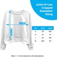 thumbnail image 7 of MTV Ladies Sweatshirt, Raw Edge MTV Logo Sweatshirt Heather Grey - S, 7 of 7