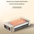 thumbnail image 5 of Electric Hot Dog Roller 6-Roller Sausage Grill, Non-Stick, 3 Temp, for Burgers and Vegetables, 5 of 6