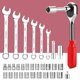 thumbnail image 5 of Juego de herramientas DEKOPRO de 228 piezas para el hogar con funda de plástico para coche, rojo, 5 of 7