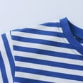 thumbnail image 6 of MYGBCPJS 3 Pack Boys Girls Summer T-shirts Baby Candy Color Striped Short Sleeve Crew Neck Tee Shirt, 6 of 8