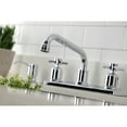 thumbnail image 4 of Kingston FB2131DX Concord Two-Handle 2-Hole 8" Centerset Kitchen Faucet in Polished Chrome, 4 of 7