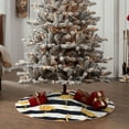 thumbnail image 4 of Fuzoiu Gold Flamingo Print Christmas Tree Skirt,Xmas Christmas Decorations,Xmas Tree Mat for Farmhouse Holiday New Years Home Party Decor Tree Rugs-36", 4 of 6