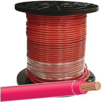 Building Wire, THHN, 8 AWG, Red, 500ft