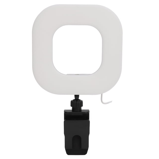 USB Video Conference Light, Dimmable 5 Color Clip On Laptop Light Eye Friendly 1500lm with Tripod for Makeup