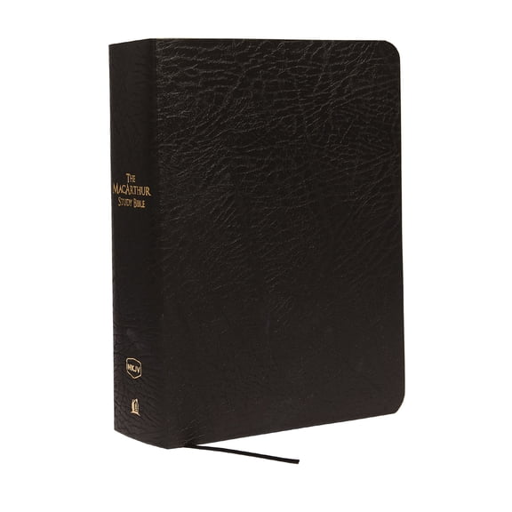 Pre-Owned MacArthur Study Bible-NKJV-Large Print (Bonded Leather) 1418542253 9781418542252