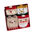 thumbnail image 2 of WHEANG 4 Pcs Christmas Socks for Women Men Fuzzy Socks Gift Box Embroidered Cartoon Cozy Plush Non‑Slip Slippers Socks for Holiday Home Wear M 2026 Sales, 2 of 2