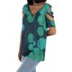 thumbnail image 4 of Lucakuins - Camiseta estampada con blusa para mujer, manga corta suelta con cremallera y cuello en V Lucakuins  moda, 4 of 9