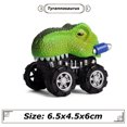 thumbnail image 4 of 26 estilos de mini modelo de coche de dinosaurio, juguete para niños, modelo de animal, coche de juguete de tracción trasera, figura de acción de coche tiranosaurio, juguetes de regalo, 4 of 5