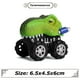 thumbnail image 4 of 26 estilos de mini modelo de coche de dinosaurio, juguete para niños, modelo de animal, coche de juguete de tracción trasera, figura de acción de coche tiranosaurio, juguetes de regalo, 4 of 5