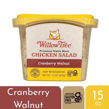 Willow Tree Chicken Salad with Cranberries & Walnuts, 15 oz. Ready to Eat, Refrigerated