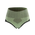 thumbnail image 3 of Gibobby Ropa Interior dama Calzoncillos de cintura alta para mujer, faja, cintura y caderas levantadas, de algodón, pantalones palazzo triangulares para mujer(Verde， L), 3 of 5