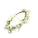 thumbnail image 2 of 1 diadema de corona nupcial para novia, accesorio para el cabello para bodas en la playa (blanco, verde), 2 of 7