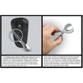 thumbnail image 6 of Stainless Steel Cigar Scissors w/ Black PVC Leather Pouch, 6 of 8