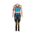 thumbnail image 5 of ZTACE POP Singer Stars Costume - Zoey Cosplay Costume, Women Cosplay Costume, Outfits for Halloween Cosplay Party - Blue, 130, 5 of 8