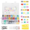thumbnail image 1 of 306-Piece Fuse Combination Kit Plug-In Blade Fuses with 2 Circuit Tester Storage Boxes for Cars Trucks SUVs RVs Marine 2A 5A 7.5A 10A 15A 20A 25A 30A 35A, 1 of 8