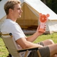 thumbnail image 5 of WKSCLPAI Portable Handheld Fan Mini Mouse Shape with Colorful Lights USB Rechargeable Pocket-Sized High Airflow for Travel Outdoor, 5 of 7