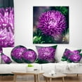 thumbnail image 4 of Designart Chrysanthemum Flower with Bokeh - Flowers Throw Pillowwork - 12x20, 4 of 5