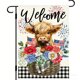 thumbnail image 2 of Independence Day Garden Flag Arrival Digital Printed Linen Flag Outdoor Yard Decoration, 2 of 6
