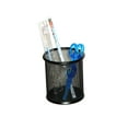 thumbnail image 3 of Unique Bargains Metal Cylindrical Pen Pencil Holders Desk Organizer Holder Black, 3 of 3