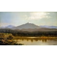 thumbnail image 2 of Bierstadt, Albert 24x16 Black Ornate Wood Framed with Double Matting Museum Art Print Titled - Laramie Peak, 2 of 4