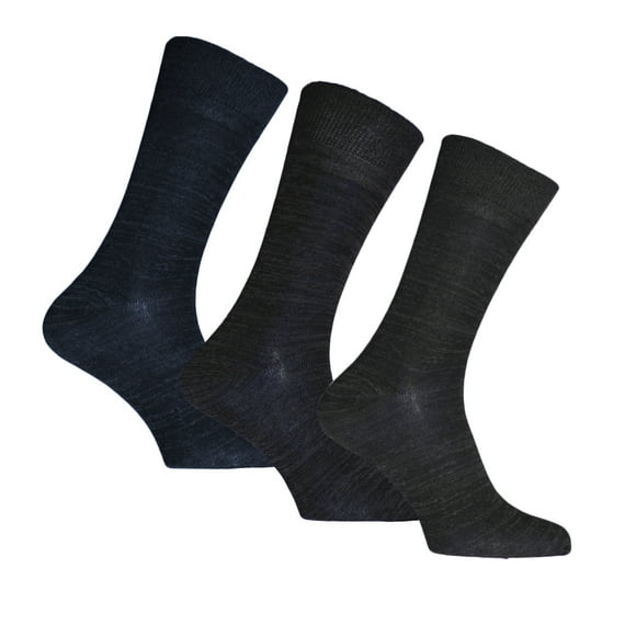 Simply Essentials Mens Super Soft Bamboo Socks (Pack Of 3)