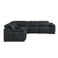 thumbnail image 6 of Titan Furnishings 6-Piece 1 Console 3-Power Reclining Italian Leather Sectional, 6 of 7