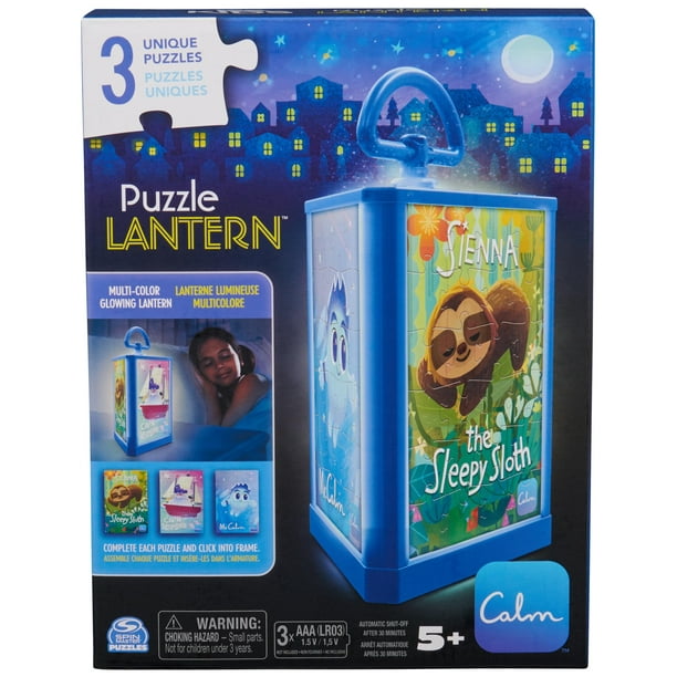 Puzzle Lantern Spin Master Games 3 en 1, brillante, 24 piezas