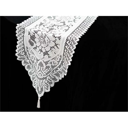 Efavormart JOLLY GOOD Premium Lace Table Runner For Weddings Birthday Parties Banquets Decor Fit Rectangle and Round