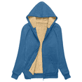 thumbnail image 3 of Women's Hoodies & Sweatshirts Ladies' Fashionable Casual Shoulder To Pocket Long Sleeved Hooded Fleece Composite Jacket Sweatshirt, Women's Hoodies & Sweatshirts M, 3 of 5