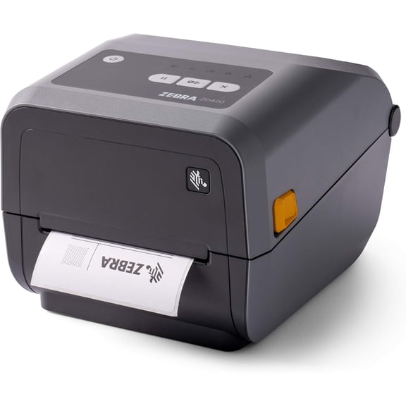 Restored Zebra ZD420c 300 dpi Ribbon Cartridge Desktop Label Printer  4 Print Width, USB Connectivity  Model ZD42043-C01000EZ (Refurbished)