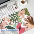 thumbnail image 4 of Cartoon Flowers and Fruit Mousepad Gaming Pad Mouse Waterproof Non Slip for Office Home Work Gaming Gift Tables Mousepad Rubber Base Mousepad with Stitched Edges 35.4x15.7inches, 4 of 7