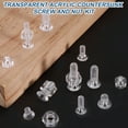 thumbnail image 4 of Uxcell 50Pcs M3x12mm Clear Plastic Phillips Countersunk Screws with Hex Nuts Kit, 4 of 7
