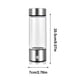 thumbnail image 2 of Generador de agua de Hidrógeno de 420ML, taza de vidrio rica en hidrógeno portátil para viajes en casa, 2 of 9
