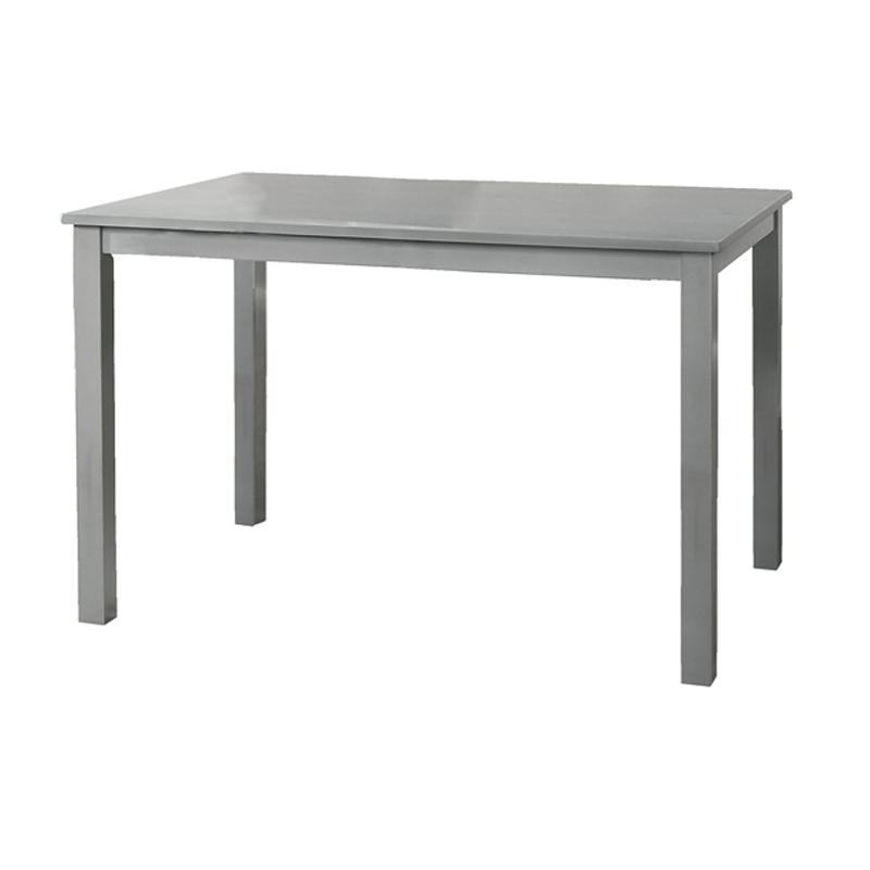 Aukfa Dining Table Set for 4, Kitchen Table & Chairs for Small Space Apartment, Gray